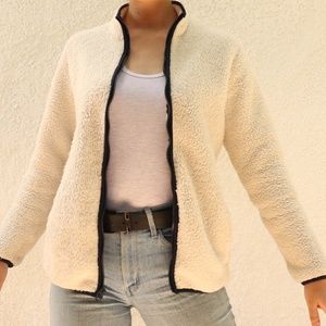 Lands End Women's Cozy Sherpa Fleece Jacket